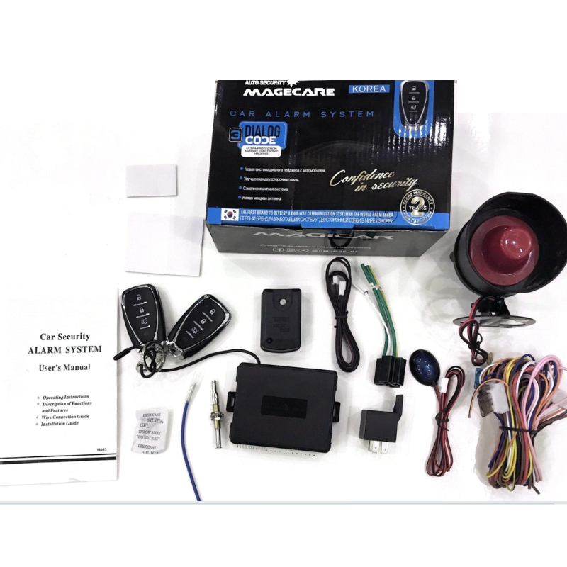 Factory Price Magicar E Car Alarm System Security for Central Asian Russia Anti-Hijacking One Way Smart Keyless Entry M3000F